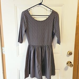 Gray A-line Casual Women's Dress